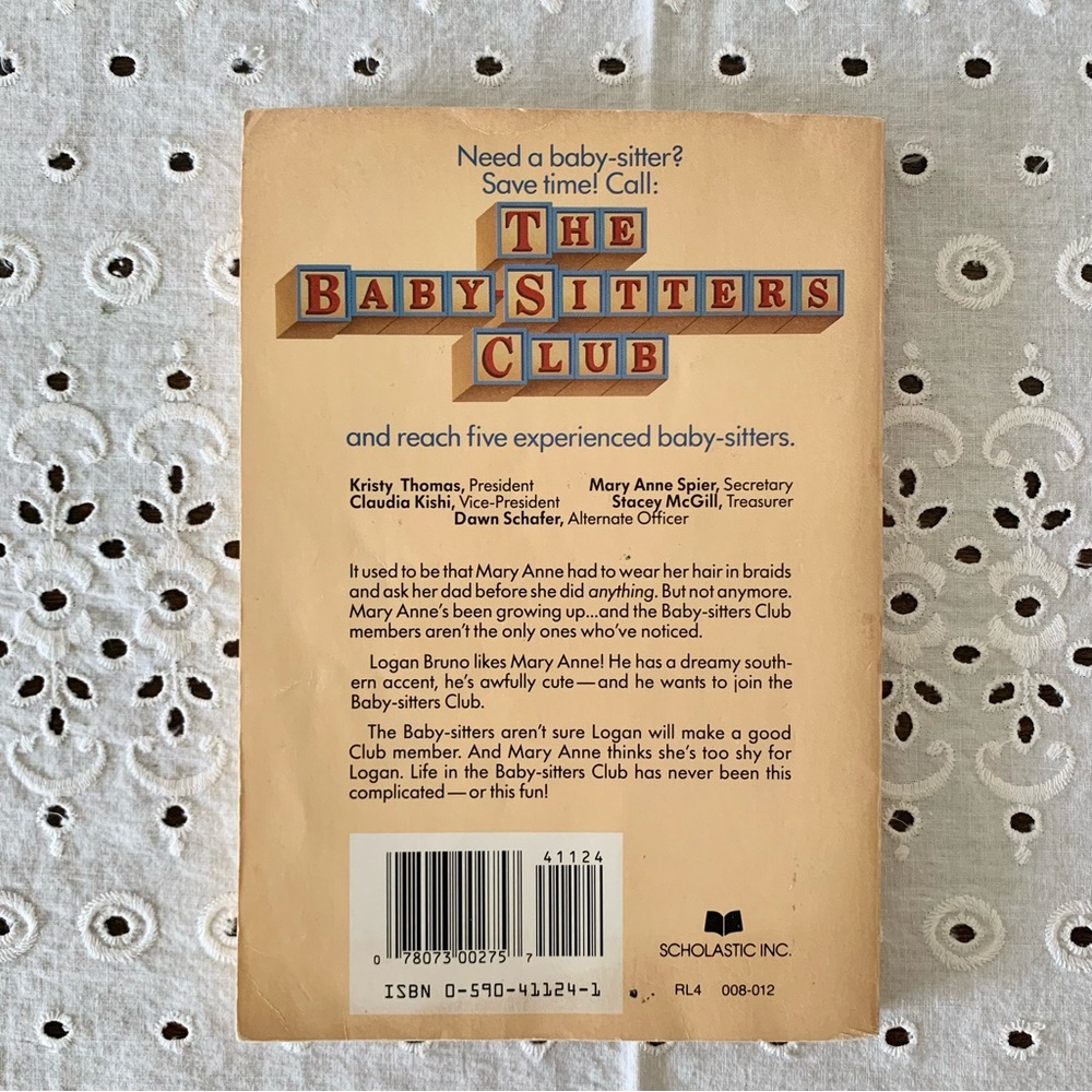 Bundle Sale / 3 for $15 - The Baby-Sitters Club - Logan Likes Mary Anne! #10 - Picture 6 of 6